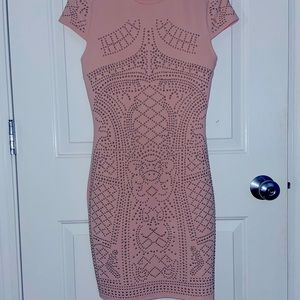 Pink and Sliver jeweled dress!!